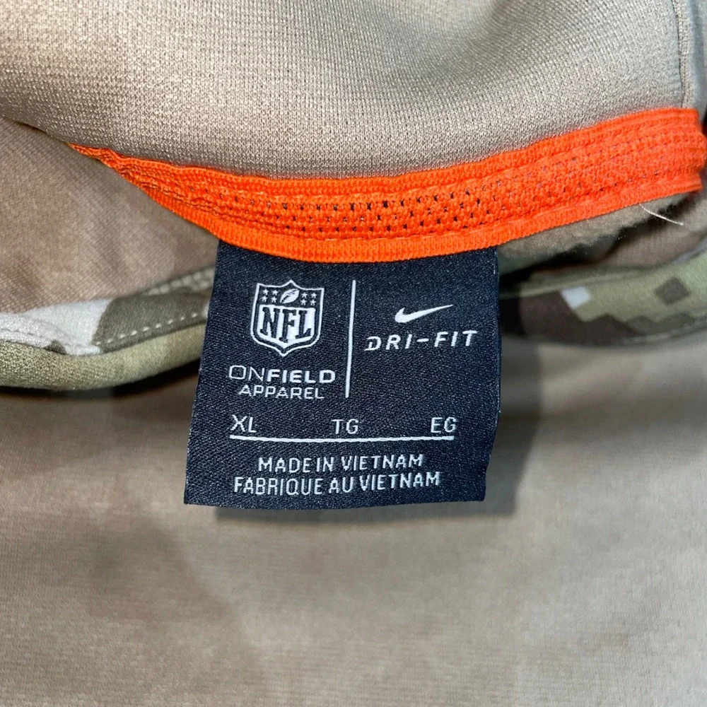 Nike New York Jets Salute to Service Hoodie Mens XL Tan Camo NFL On-Field XL